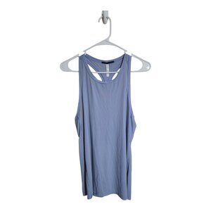 Athleta Top Women M Blue Tank Athleisure Sportswear Training Crossfit Gym